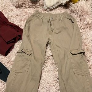SHEIN High rise cargo pants